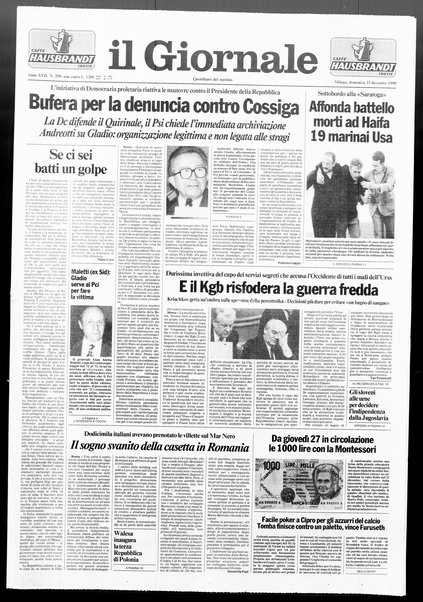 Il giornale : quotidiano del mattino